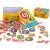 Gyümölcs és zöldség puzzle 25 darabos, szórakoztató és oktató játék gyerekeknek, színes gyümölcsökkel és zöldségekkel vicces arcokkal