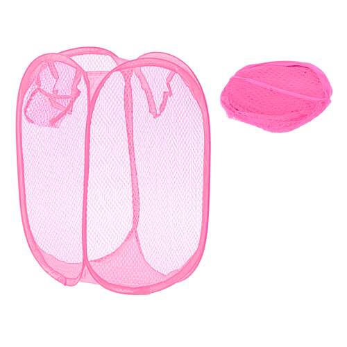 Szervező kosár szennyeskosár játékok ruhák összehajtogatása rózsaszín 72149994