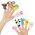 10 darabos bábos plüssállat kabalák készlet finger puppets in use
