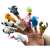 10 darabos bábos plüssállat kabalák készlet finger puppets in use