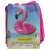 Pink flamingo inflatable pool float, 90cm, for kids and adults, packaging