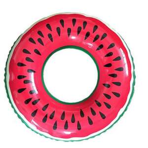 Ikonka Cauciuc plutitor gonflabil 110cm - Pepene verde #red-green 55255434 Colace pentru adulti