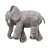 Gray plush elephant, 60cm, soft and cuddly, perfect for cuddling and sleeping