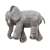 Gray plush elephant, 60cm, soft and cuddly, perfect for cuddling and sleeping