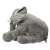 Gray plush elephant, 60cm, soft and cuddly, perfect for cuddling and sleeping