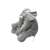 Gray plush elephant, 60cm, soft and cuddly, perfect for cuddling and sleeping