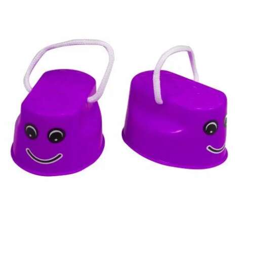 Ikonka Picioare de barză pentru copii 2pcs #purple