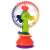 Colorful baby toy, spinning wheel with suction cup, great for developing baby's senses