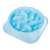 Blue dog slow feeder bowl, anti-gulping pet food dish