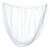 White mosquito net for stroller, 140cm, elastic edge