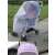 White mosquito net for stroller, 140cm, protects baby from insects