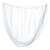 White mosquito net for stroller, 140cm, elastic edge