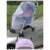White mosquito net for stroller, 140cm, protects baby from insects