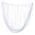White mosquito net for stroller, 140cm, elastic edge