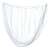 White mosquito net for stroller, 140cm, elastic edge