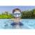 Child wearing Bestway 22011 blue and green diving mask in a swimming pool