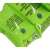 Bestway inflatable arm bands for kids, green, valve detail
