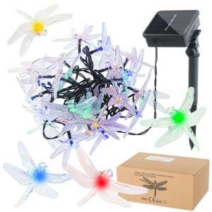 Solar-Libelle Gartenleuchten 6,5m 30LED mehrfarbig 91855194