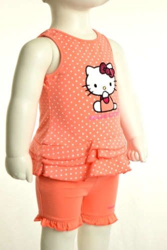 Kislány 2 részes Szett - Hello Kitty #narancssárga 31350554