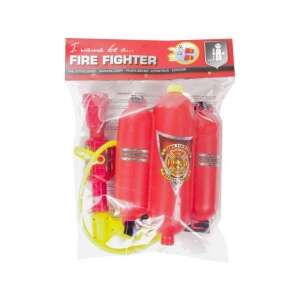 Firefighter water gun set with tank, 80 cm, for kids, summer fun, water games, outdoor play, pretend play, firefighter costume accessory - Water Gun