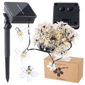 Solar Blumen Garten Lichter 7m 50LED warm weiß 66833289