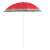 Ikonka 1.8m foldable watermelon patterned beach umbrella, front view