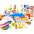 Ikonka Tool set with building blocks in suitcase 181 pieces 77958305