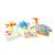 Creative Double Sided Box 6 in 1 construction toy set for kids with screwdriver, screws, and building plates