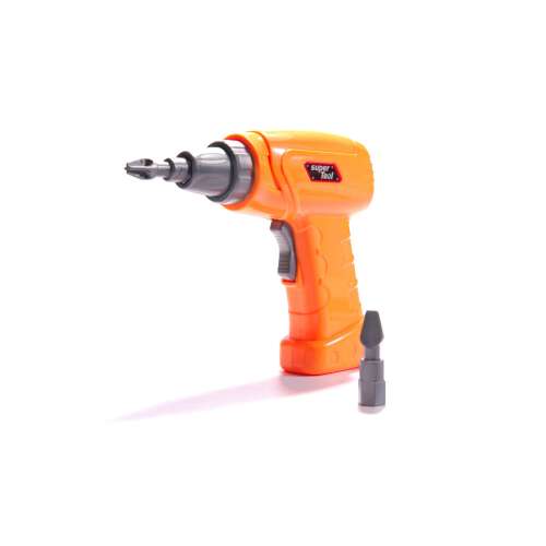 Orange plastic toy screwdriver for kids