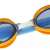Close-up of Bestway 21002 blue and orange kids swimming goggles strap