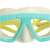 Bestway Aqua Champ Essential Schwimmbrille für Kinder, blau und gelb, Nahaufnahme