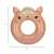 Intex llama shaped inflatable swim ring for kids, pink, with size info