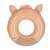 Intex llama shaped inflatable swim ring for kids, pink, back view