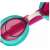 Közelkép a Bestway Aqua Essential gyermek úszószemüvegről rózsaszín és türkiz színben