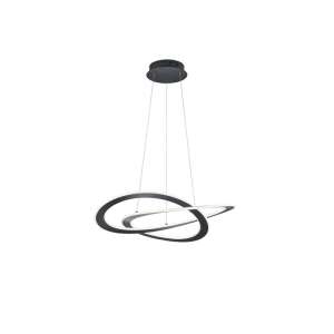 Závesné svietidlo TRIO OAKLAND 52W 5650lm 3000K antracit - Lampy&osvetlenie