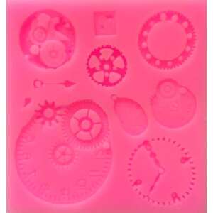 Szilikon öntőforma - Fogaskerekek 8,2*8,6 cm 35199