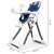EcoToys Reindeer Blue Folding High Chair dimensions