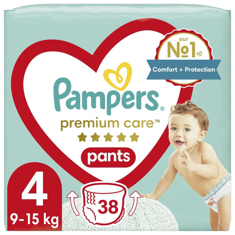 Pampers Premium Care Bugyipelenka 9-15kg Maxi 4 (38db)