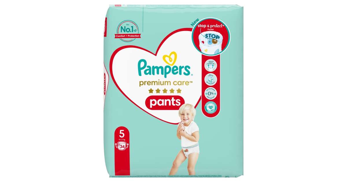 Pampers Premium Care Pants Size 4 Maxi 9-14kg Jumbo Pack 44 Count -  HygieneForAll