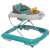 Baby Mix Babywalker in Türkis und Grau, 3/4 Ansicht