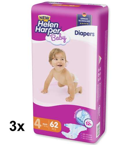 Helen Harper Panama Baby havi Pelenkacsomag 7-18kg Maxi 4 (186db) 31217759