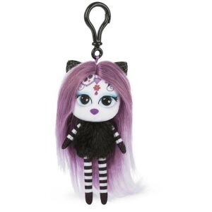 Nici Pixidoos Sunli plush keychain with purple hair - Nici Plush Toy