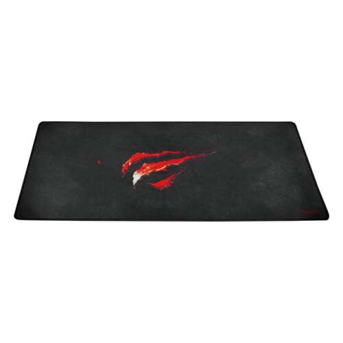 Havit MP861 Gaming Mouse Pad, čierny s červeným vzorom plameňa