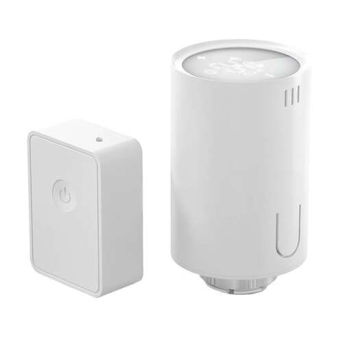 Meross MTS150HHK Smart WiFi Thermostat Head with Hub, HomeKit compatible, smart home automation, energy saving, remote control, voice control