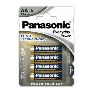 Panasonic Everyday Power AA Alkaline Elemek - 4 darabos csomag - Panasonic