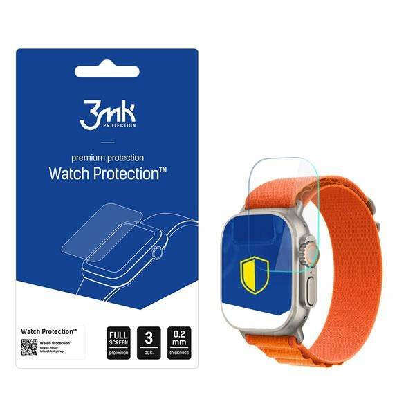3MK FlexibleGlass Watch Apple Watch Ultra hibrid üveg képernyővéd...