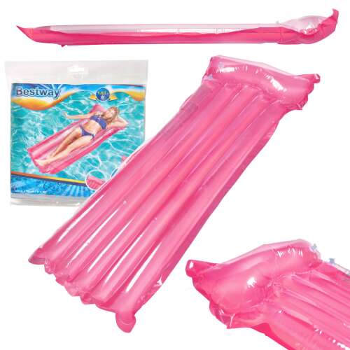Bestway aufblasbares Pool-Schwimmliege, rosa, 183cm x 76cm