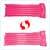 Bestway inflatable pool float, pink, 183cm x 76cm