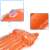 Bestway inflatable air mattress for swimming, orange, close-up of the valve