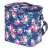 Thermal Bag for Lunch, Beach, Picnic 11L Navy Blue with Flowers 99678071